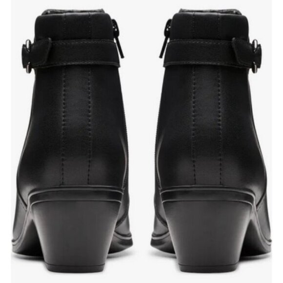 💕CLARKS💕 Emily Belle Boot ~ Black Leather 9W NWT - Picture 6 of 7